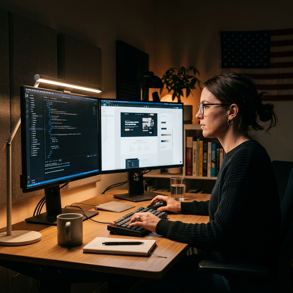 Anthony Jones, Web Designer and Marine Corps veteran